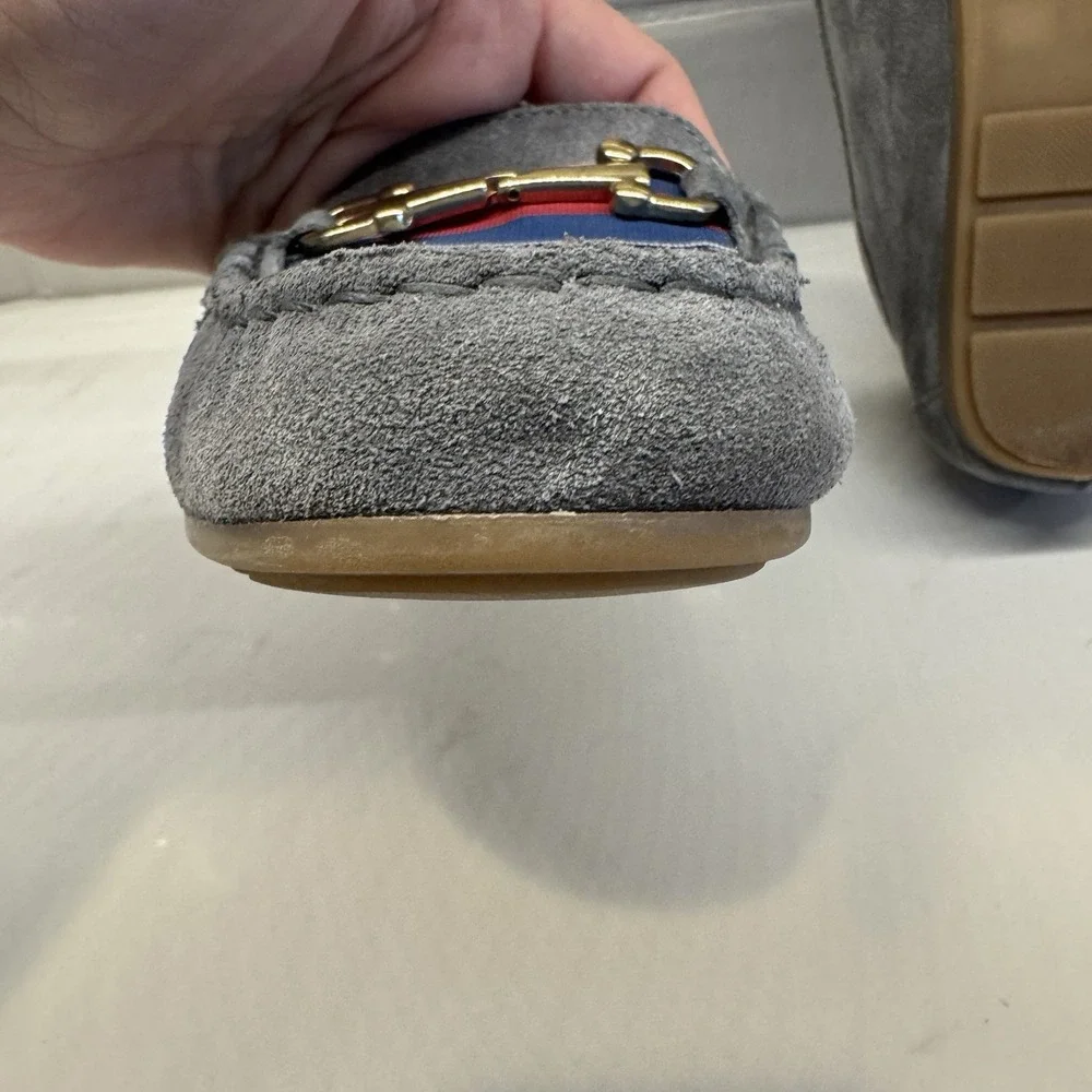 Coach And Four Romeo Driving Loafer  Gray‎  Leather  Size 9M